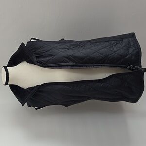 Women's Black Quilted Vest